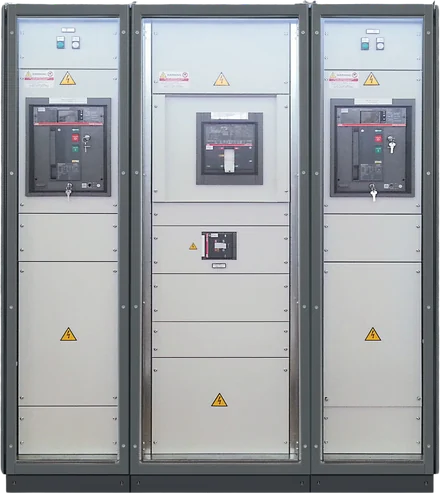 QGBT System pro E Power com três colunas